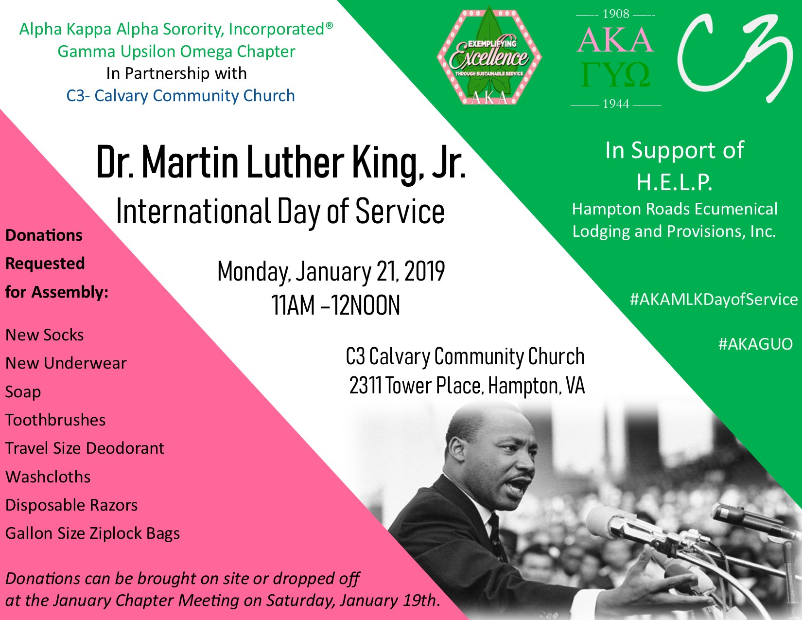 AKA MLK Day of Service