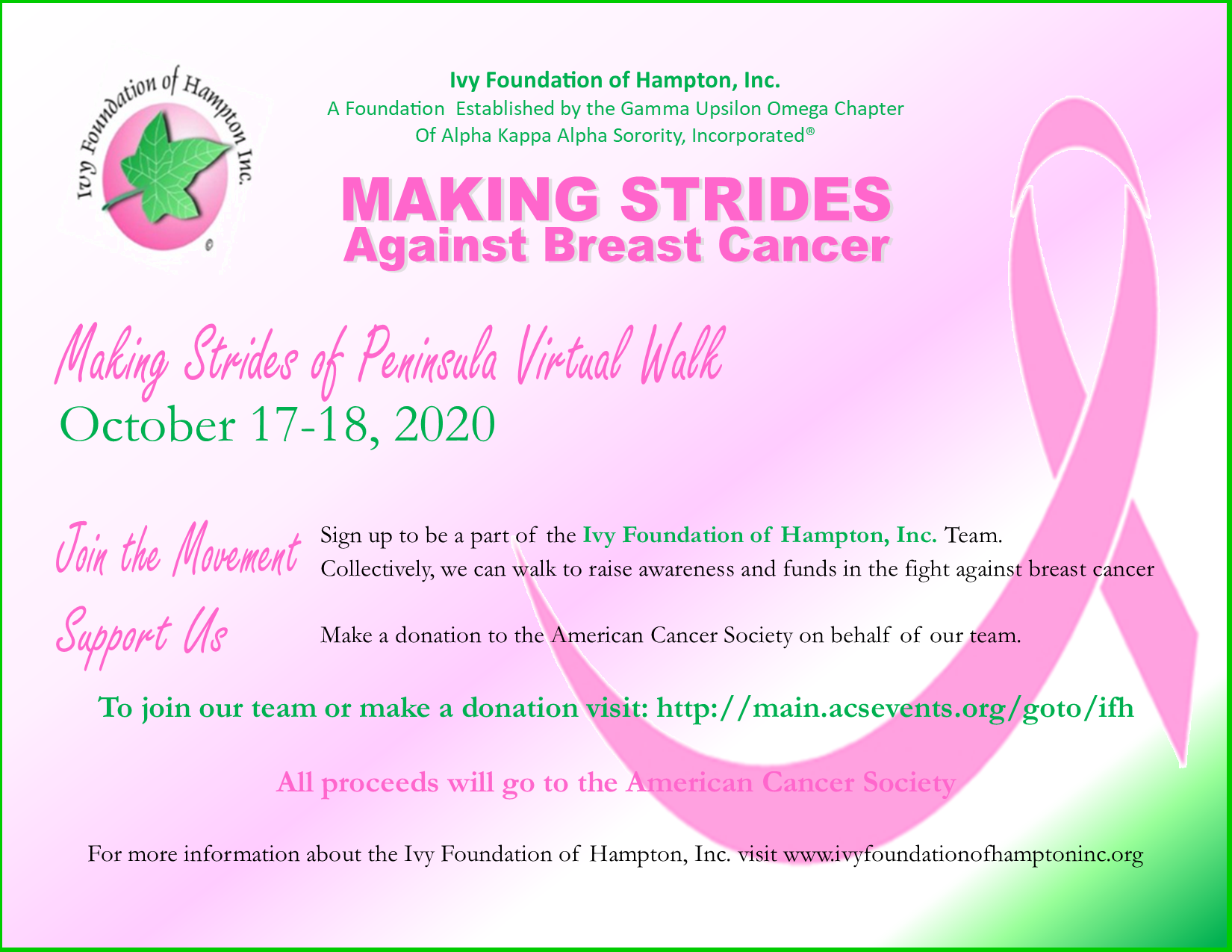 Making Strides of Peninsula Walk